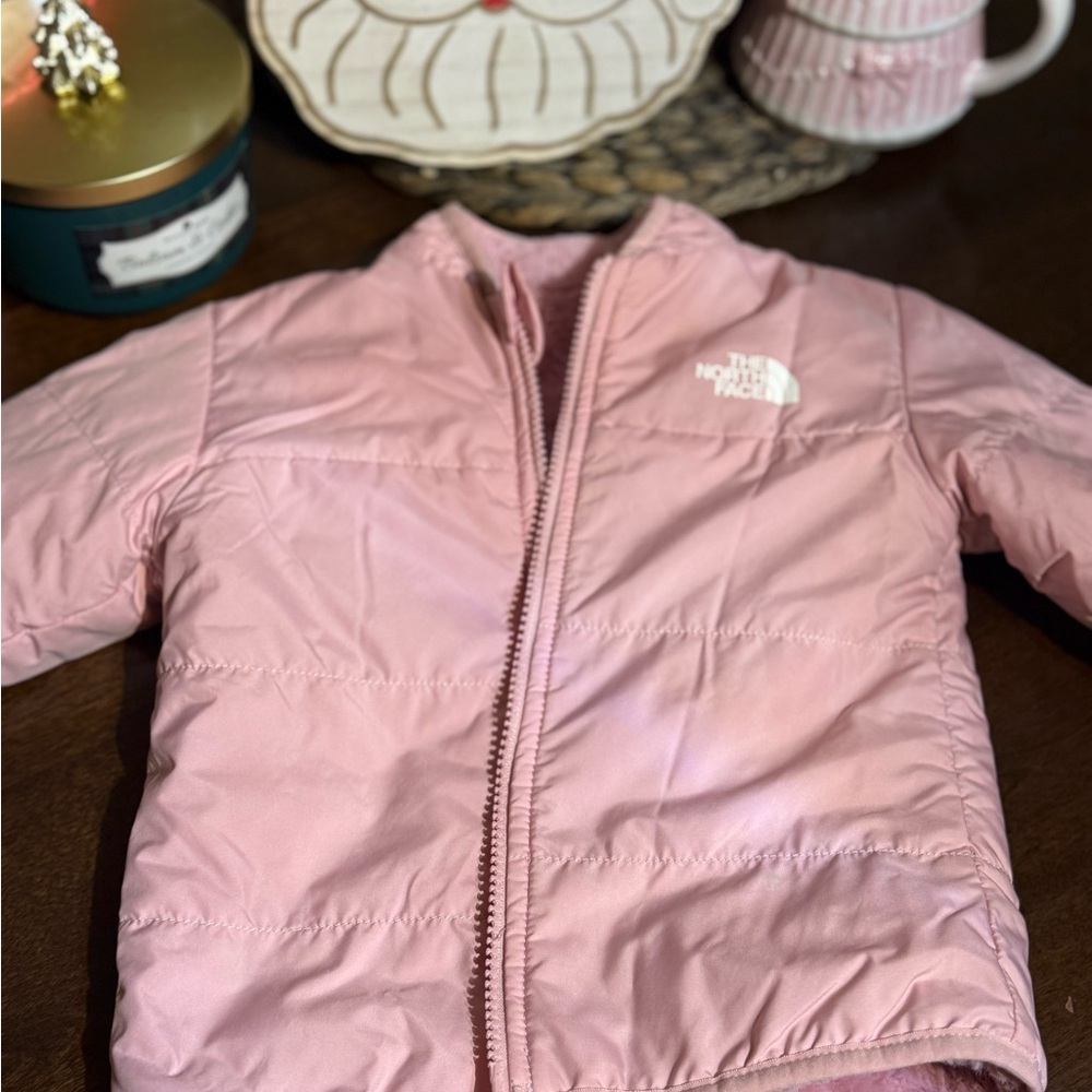 The North Face Light Pink Puffer Jacket